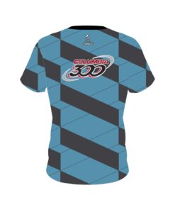 Alternative view of Columbia 300 Blue Slanted CoolWick Bowling Jersey