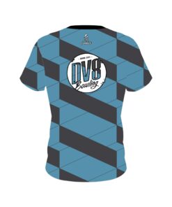 Alternative view of DV8 Blue Slanted CoolWick Bowling Jersey