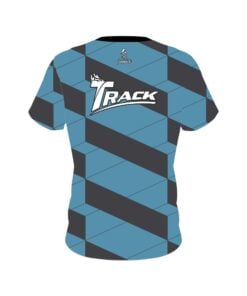 Alternative view of Track Blue Slanted CoolWick Bowling Jersey