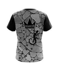 Alternative view of Brunswick Gravel Gecko Coolwick Bowling Jersey