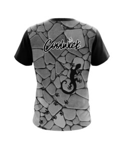 Alternative view of Signature Gravel Gecko CoolWick Bowling Jersey
