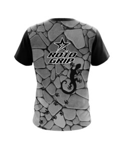 Alternative view of Roto Grip Gravel Gecko CoolWick Bowling Jersey