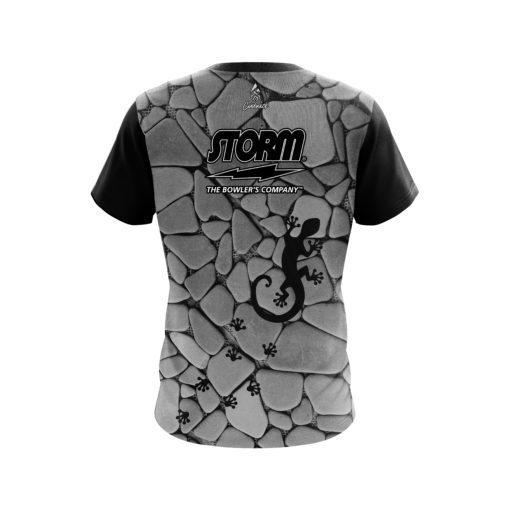Storm Gravel Gecko CoolWick Bowling Jersey - Image 2