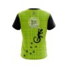 Big Bowling Lime Plaid Gecko CoolWick Bowling Jersey - Image 2