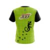 Columbia 300 Lime Plaid Gecko CoolWick Bowling Jersey - Image 2
