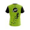 Ebonite Lime Plaid Gecko CoolWick Bowling Jersey - Image 2