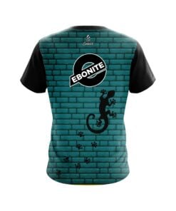 Alternative view of Ebonite Turq Bricks Gecko CoolWick Bowling Jersey
