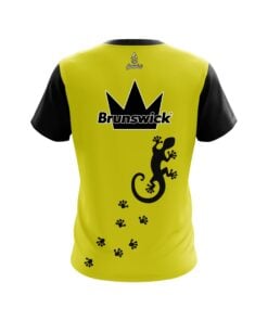 Alternative view of Brunswick Yellow Gecko Coolwick Bowling Jersey