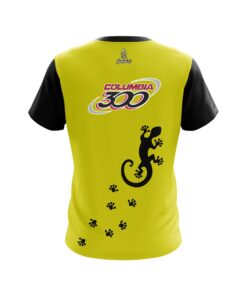 Alternative view of Columbia 300 Yellow Gecko CoolWick Bowling Jersey