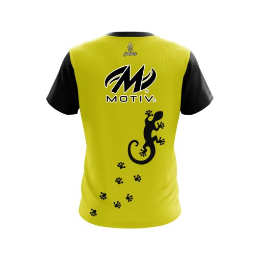Motiv Yellow Gecko CoolWick Bowling Jersey - Image 2