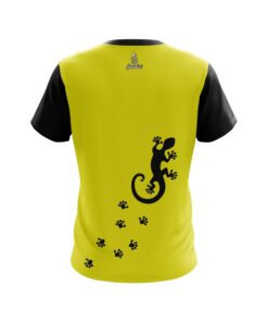 Alternative view of Plain Yellow Gecko CoolWick Bowling Jersey