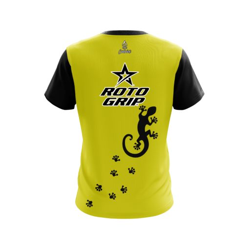Roto Grip Yellow Gecko CoolWick Bowling Jersey - Image 2