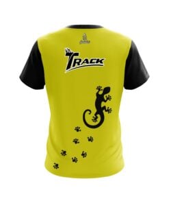 Alternative view of Track Yellow Gecko CoolWick Bowling Jersey