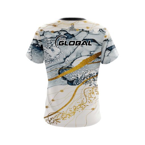 900 Global Gold Granite CoolWick Bowling Jersey - Image 2