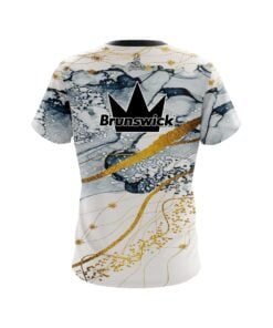 Alternative view of Brunswick Gold Granite Coolwick Bowling Jersey
