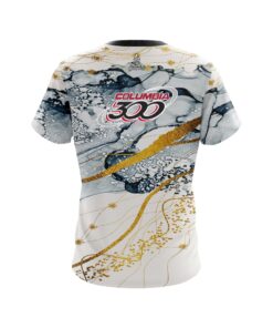 Alternative view of Columbia 300 Gold Granite CoolWick Bowling Jersey