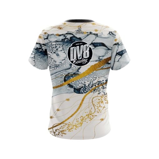 DV8 Gold Granite CoolWick Bowling Jersey - Image 2