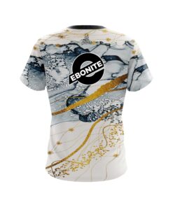 Alternative view of Ebonite Gold Granite CoolWick Bowling Jersey