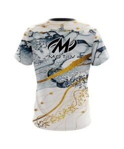 Alternative view of Motiv Gold Granite CoolWick Bowling Jersey