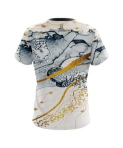 Alternative view of Plain Gold Granite CoolWick Bowling Jersey