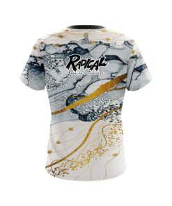 Alternative view of Radical Gold Granite CoolWick Bowling Jersey