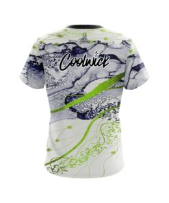 Alternative view of Signature Lime Green Granite CoolWick Bowling Jersey