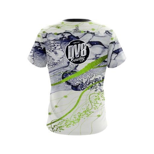 DV8 Lime Green Granite CoolWick Bowling Jersey - Image 2
