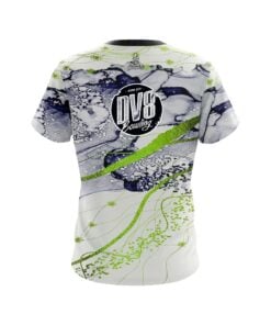 Alternative view of DV8 Lime Green Granite CoolWick Bowling Jersey