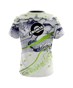 Alternative view of Ebonite Lime Green Granite CoolWick Bowling Jersey