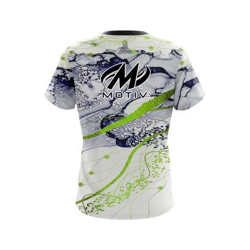 Motiv Lime Green Granite CoolWick Bowling Jersey - Image 2