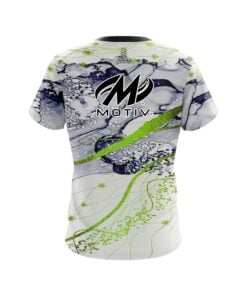 Alternative view of Motiv Lime Green Granite CoolWick Bowling Jersey