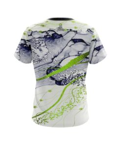 Alternative view of Plain Lime Green Granite CoolWick Bowling Jersey