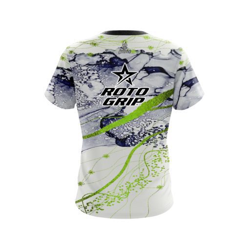 Roto Grip Lime Green Granite CoolWick Bowling Jersey - Image 2