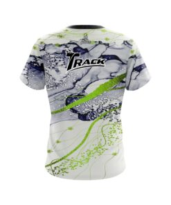 Alternative view of Track Lime Green Granite CoolWick Bowling Jersey
