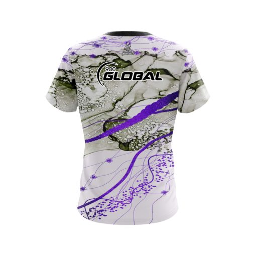 900 Global Purple Granite CoolWick Bowling Jersey - Image 2
