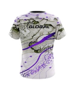 Alternative view of 900 Global Purple Granite CoolWick Bowling Jersey