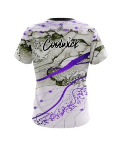 Alternative view of Signature Purple Granite CoolWick Bowling Jersey