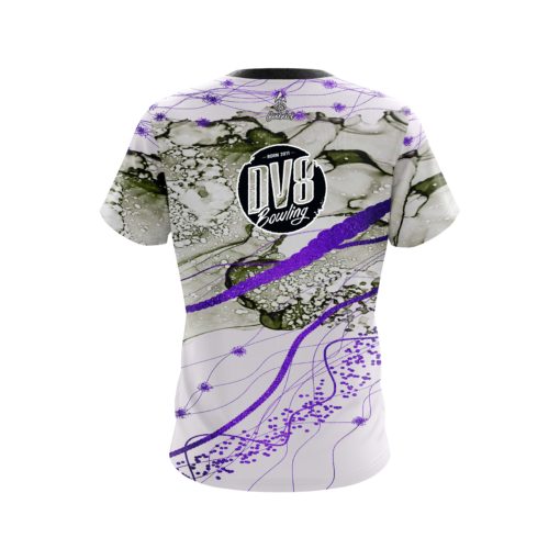 DV8 Purple Granite CoolWick Bowling Jersey - Image 2