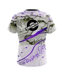 Alternative view of Ebonite Purple Granite CoolWick Bowling Jersey