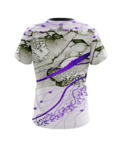 Alternative view of Plain Purple Granite CoolWick Bowling Jersey
