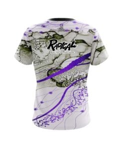 Alternative view of Radical Purple Granite CoolWick Bowling Jersey