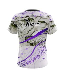 Alternative view of Track Purple Granite CoolWick Bowling Jersey
