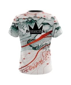 Alternative view of Brunswick Red Granite Coolwick Bowling Jersey