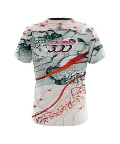 Alternative view of Columbia 300 Red Granite CoolWick Bowling Jersey