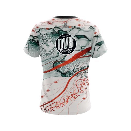 DV8 Red Granite CoolWick Bowling Jersey - Image 2
