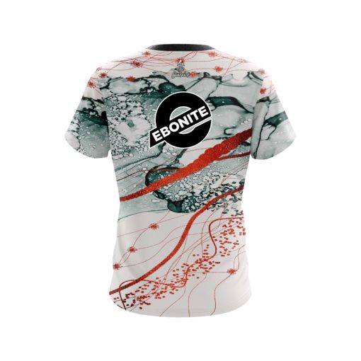 Ebonite Red Granite CoolWick Bowling Jersey - Image 2