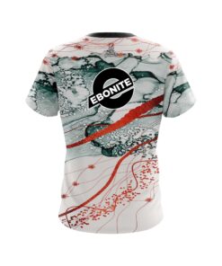 Alternative view of Ebonite Red Granite CoolWick Bowling Jersey