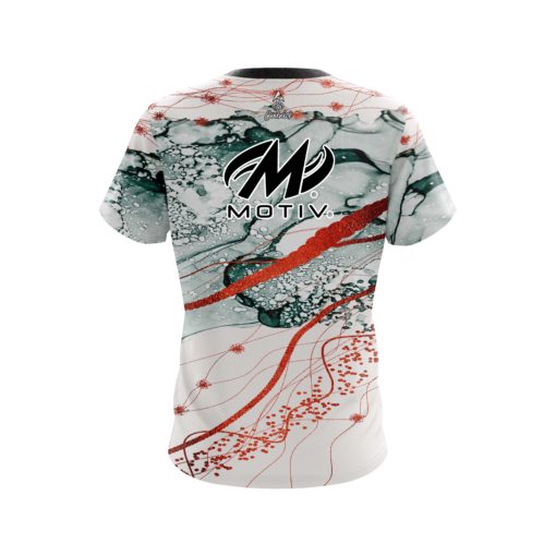 Motiv Red Granite CoolWick Bowling Jersey - Image 2