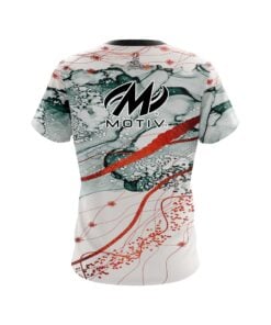 Alternative view of Motiv Red Granite CoolWick Bowling Jersey