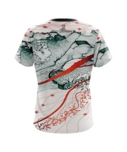 Alternative view of Plain Red Granite CoolWick Bowling Jersey